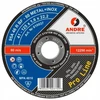 ANDRE METALO PJOVIMO DISKAS 125 x 1,6mm METAL/INOX PRO LINE 95A46R