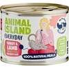 Drėgnas Kačių Maistas - Animal Island Kasdienis Kalakutas ir Ėriena 200g