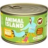 ANIMAL ISLAND Jautiena su morkomis – drėgnas Maistas šunims – 410 g