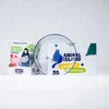 ANIMAL ISLAND Everyday vištiena with quail in broth Box – šlapias kačių maistas – 12x85g + lėkštutė dovanų