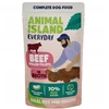 ANIMAL ISLAND Everyday jautiena pulled fillets in broth - wet dog food - 150g