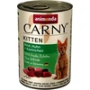 Animoda Drėgnas Kačių Maistas - ANIMONDA Carny Kitten su Jautiena, Vištiena, Triušiena - 400g