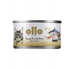 OLLO Cat nr 3 Tuna & vištiena with shrimp in broth – šlapias kačių maistas – 70g