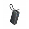 Anker Nano išorinė baterija (10 000 mAh, 30 W, integruotas USB-C laidas, mėlyna)