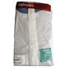 Vienkartinis kombinezonas Type 5/6 Ansell Alphatec 1800 Comfort, baltas/mėlynas, kvėpuojanti nugarinė dalis, dydis XL