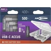 Ansmann 1311-0035 Li-Ion akumuliatoriai Micro AAA tipas 500 (min. 400 mAh) 4 vnt. su dėžute