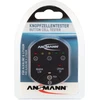 Ansmann Ansmann Coin cell tester, CR1620, Alkaline, Lithium, Juodas