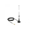 Antena Delock WLAN 802.11 b/g/n Antena SMB Wtyk 2 dBi sztywna wszechkierunkowa su magnetyczną podstawą i kablem połączeniowym RG-174 1,5 m outdoor juoda (89612)