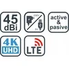 EVOLVEO Xany 2A, 230/5V, aktyvi patalpų antena FM/DAB+/DVB-T2, LTE, 4G, 5G filtras