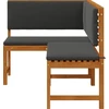 Sofa Sodo Kėdė Ruda 140 x 100 x 91cm Akacijos medienos masyvas