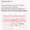 Anua Peach 70 Niacin Serum Šviesinantis veido serumas su persikų ekstraktu ir niacinamidu, 30 ml