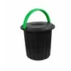 Style Waste bin Eco solution 16L 33x33x33,5cm dark pilkas/žalias