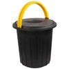 Style Atkritumu tvertne Ecosolution 16L 33x33x33 5cm tumsi peleka/dzeltena