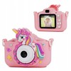 Aparat Skaitmeninis 48mp Kamera 1080p Dla Dziecka 5x Gry Mp3 Xrec X2 / Vienaragis Rožinė