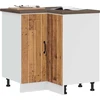 virtuvės kampinė spintelė "Lucca" Old Wood Engineered Wood