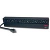 APC Basic Rack-Mount PDU - Maitinimo blokas (montuojamas ant stovo) - 120V AC - 2.4kW - Įvestis, NEMA 5-20 Įvestis - Išvestys: 10 (NEMA 5-20) - 1U - 48.3 cm (19") - 3.7 m laidas - juodas - P/N: SMTL1000RMI2UC, SMX1000C, SMX1