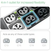 APC NetShelter Rack PDU Advanced, perjungiamas, 34,6 kW, 3 fazių, 415 V, 60 A, 560P6, 42 lizdai