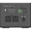 APC SE OffGrid nešiojama elektros stotis 730 – Li-Ion baterija, LCD ekranas, 2x JK kištukiniai lizdai, 3x USB-A, 2x USB-C, 3x 12 V, belaidis įkroviklis, AC, DC, 738 Wh, Power Delivery, Quick Charge 1.0, gryna sinusoidė, 200 W, 190–265 V
