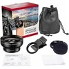 Apexel rinkinys 2in1 objektyvo makro filtras 12,5x ir platus kampas 0,45x, skirtas telefonui / Apl-0,45wm
