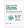 APLB Glutathione Niacinamide Sheet Mask lakštinė veido kaukė, 25 ml
