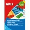 Lipnios etiketės Apli, A4, matinės skaidrios, atsparios aplinkos poveikiui, 210x297 mm, (1) (1) 070 (Pažeista pakuotė)