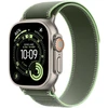 „Apple“ 49 mm „Žalias/Neon Trail Loop“ – M/L dydžio – natūralaus titano apdaila