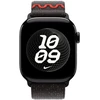 Apple 42 mm vidurnakčio juodos spalvos „Nike“ sportinis dirželis