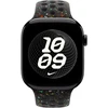 Apple 46 mm vidurnakčio juodumo „Nike“ sportinis dirželis – S/M