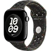 Apple 46 mm vidurnakčio juodumo „Nike“ sportinis dirželis – S/M
