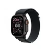 „Apple“ 49 mm juodas „Alpine Loop“ laikrodis – mažas – juodo titano apdaila