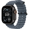 „Apple“ 49 mm „Anchor Mėlyna Ocean Band“ – juodo titano apdaila