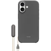 Apple „Beats iPhone 17“ dėklas su atlošu, „MagSafe“ ir kameros valdymu – granito pilkos spalvos
