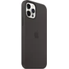 Apple iPhone 12 Pro Max silikoninis dėklas su MagSafe – juodas