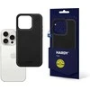 Dėklas 3mk apsauginis dangtelis HARDY Apple Silky Leather MagCase, skirtas Apple iPhone 15 Pro Max