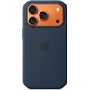 Apple iPhone 17 Pro Silikoninis dėklas with MagSafe – Midnight