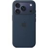 Apple iPhone 17 Pro Silikoninis dėklas with MagSafe – Midnight