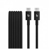 Apple Beats USB-C į USB-C pintas laidas, 1,5 m, juodos spalvos, 2 vnt.