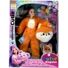Apple Nežinomas Lėlė Emily With Fox Costume QJ201A, 32 cm