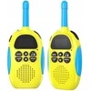 Aptel Rinkinys 2x Radijo ryšio nešiojamoji stotelė Walkie Talkie 3 km 16 kanalų KiddoBoo / Geltona