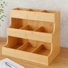 Aptel Bambusinis virtuvės organizatorius, 26,3 x 16,5 x 24 cm