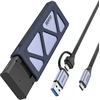 Aptel BENFEI SSD disko korpusas M.2 NVMe SSD USB-C USB-A pilkas