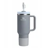 Stanley Protective cover and straw caps 2 pcs. set for thermal mugs 1.18L The Quencher Boot + Straw Topper light pilka