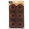 Aptel Silikoninė keksiukų forma 28×17×3 cm ruda