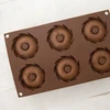 Aptel Silikoninė keksiukų forma 28×17×3 cm ruda