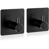 Aptel Orion Savisukantis Kabliukas Juodas 4,5x4,5 cm 2vnt.