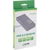 „Aptel InLine SSD“ korpusas USB4 M.2 – NVMe į USB-C – 40 Gb/s – aliuminis – suderinamas su „Thunderbolt 3/4“ – palaiko 8 TB