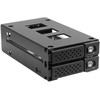 Aptel JOUJYE Backplane JJ-N-29SS15 fuer 2 SATA SAS I II III HDD/SSD 6,4cm/2,5Zoll bis 12Gbps Inklusive Einbauwinkel fuer 5,25Zoll Bay