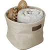 Medžiaginė dėžė Ego Multipurpose Ordinett 18x18x14cm šviesiai ruda