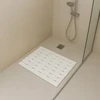 Aptel Kilimėlis vonios kambariui neslystantis po dušu, dušo padėklas saunai, baseinui 43x61, balta