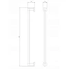 Aptel MODERN PROJECT rankšluosčių džiovyklė 40 cm varinis šepetys